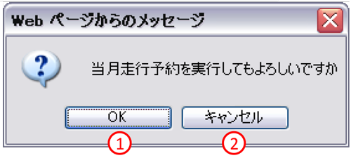 予約実行表示