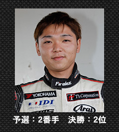 予選：2番手　決勝：2位