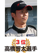 3位　高橋響太選手